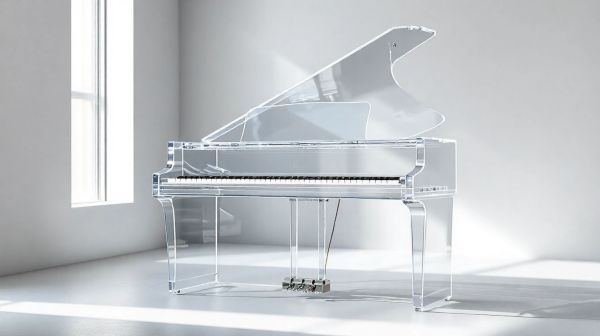 Découvrez les pianos en plexiglas aux sonorités incomparables